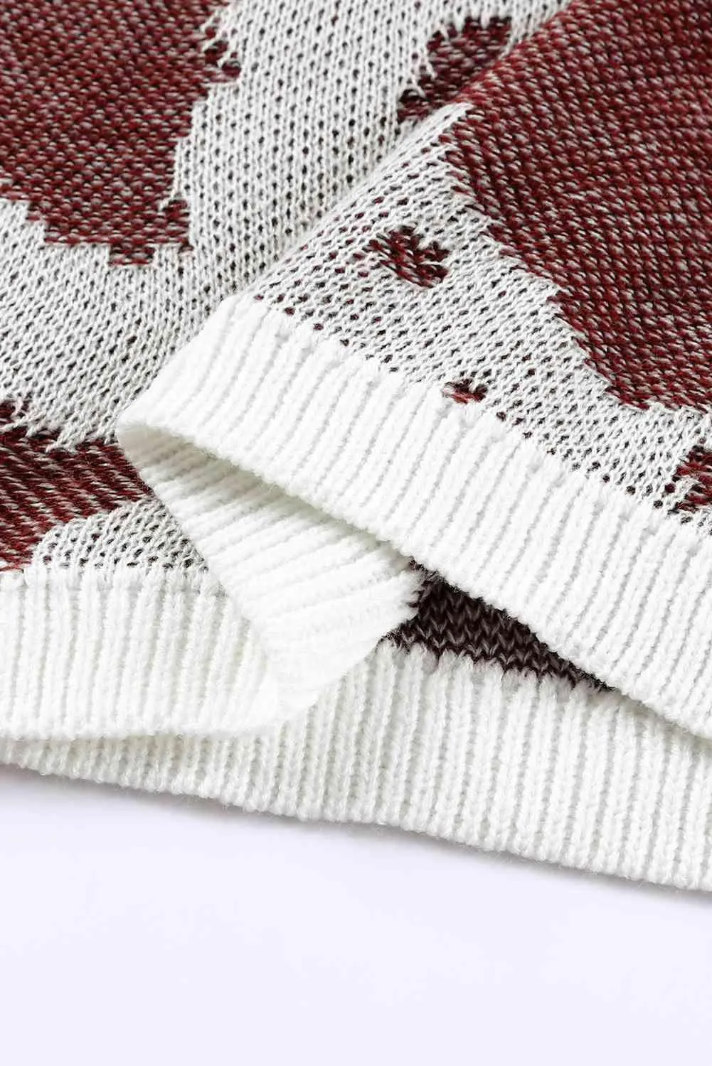 Gently Cozy Crew Neck Cow Print Sweater