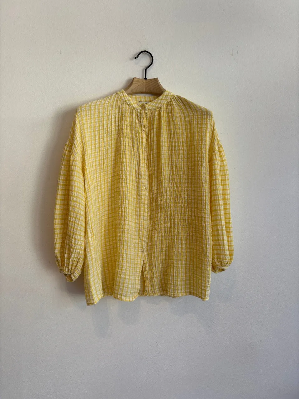 Gingham Shirt Yellow