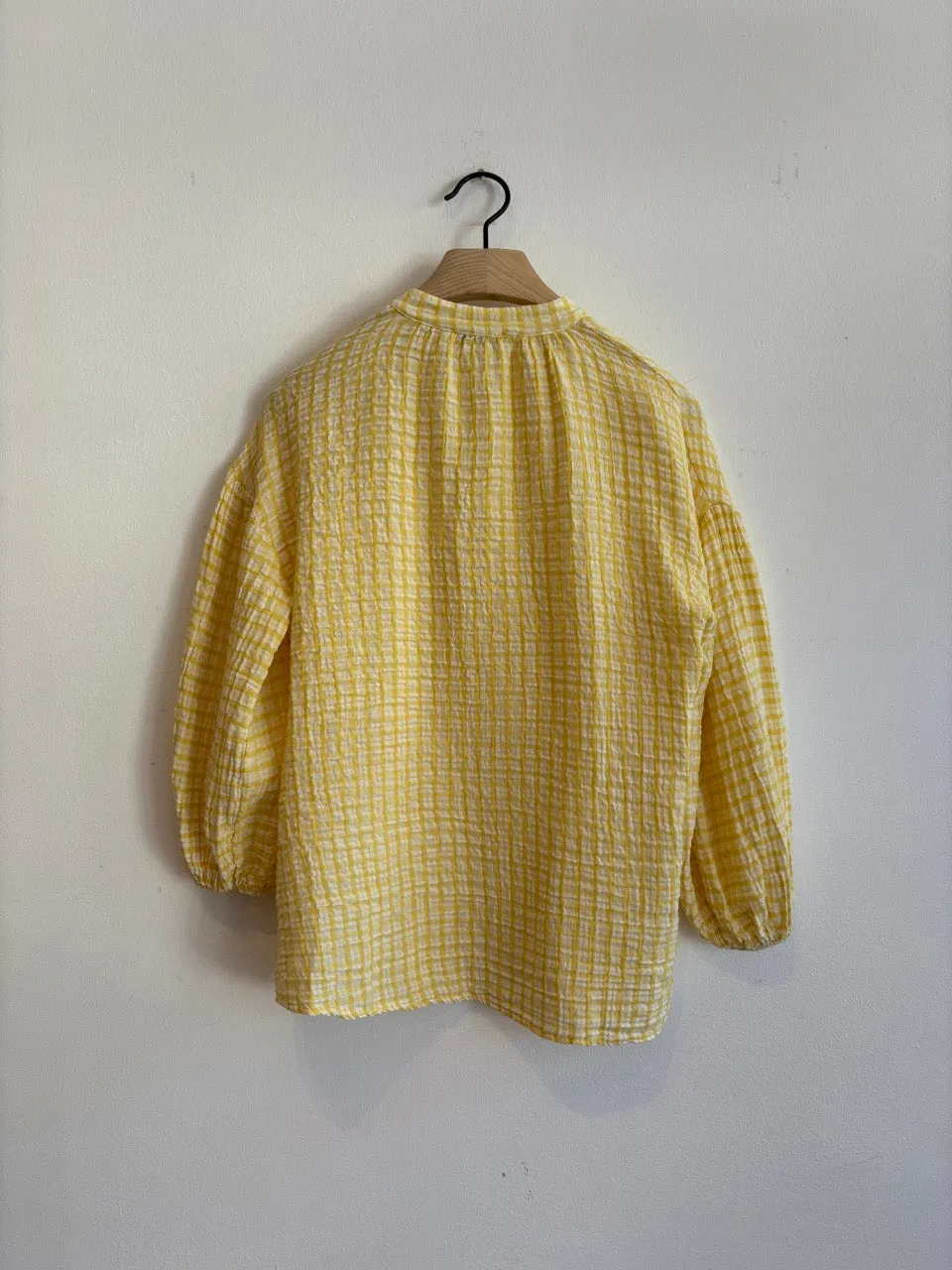 Gingham Shirt Yellow