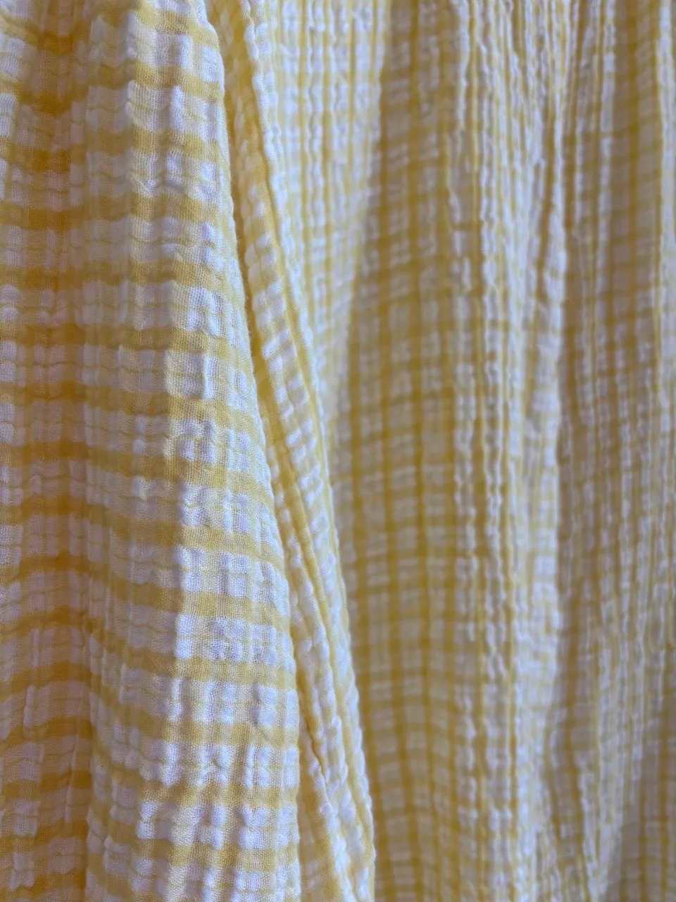 Gingham Shirt Yellow