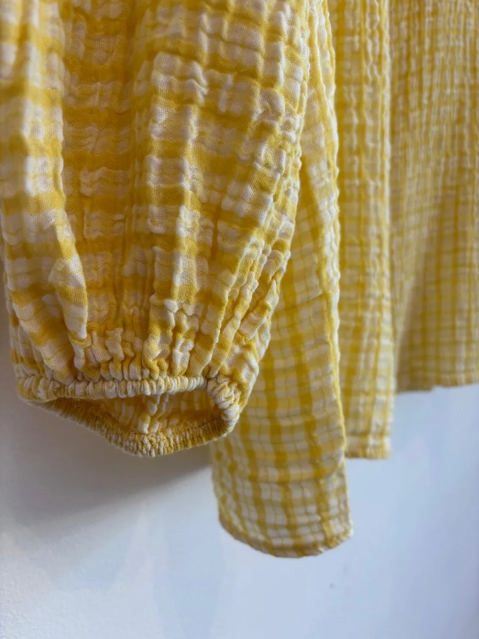 Gingham Shirt Yellow