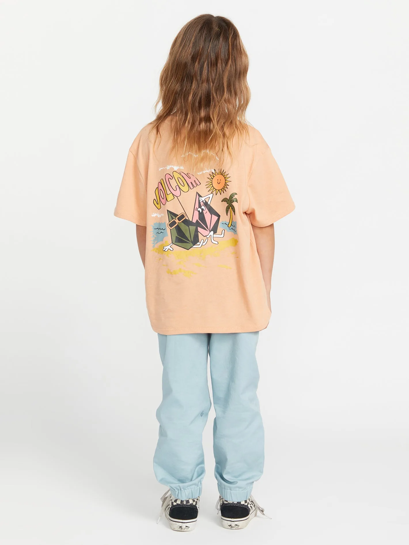Girls Truly Stoked Boyfriend Tee - Clay