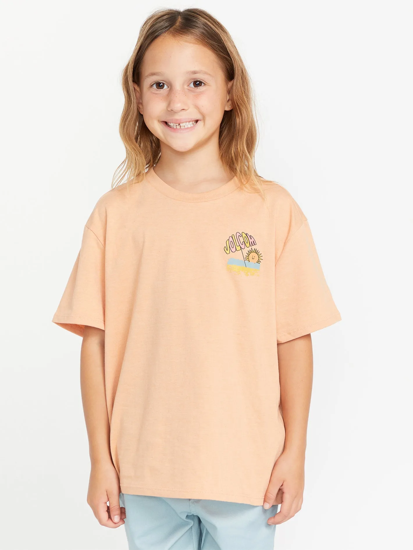 Girls Truly Stoked Boyfriend Tee - Clay