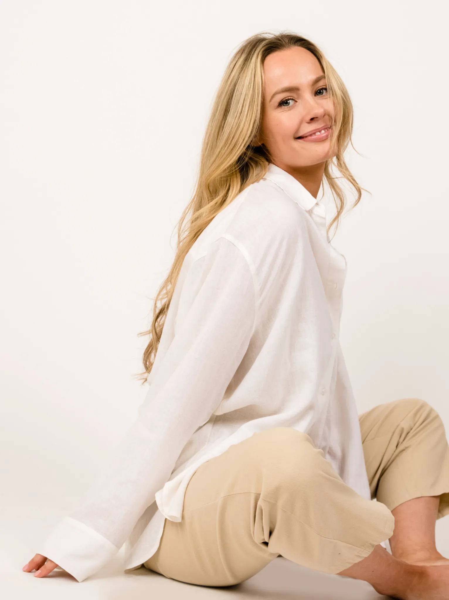 Harris Oversized Linen Button Down Shirt