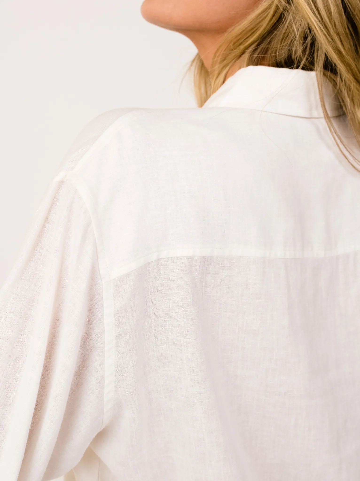 Harris Oversized Linen Button Down Shirt