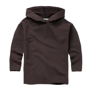 Hoody Raw Edge Plum