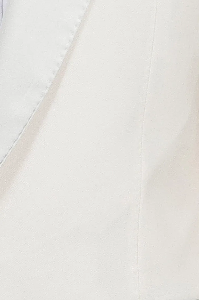 Ivory Dinner Jacket - Super 100s, 100% Wool