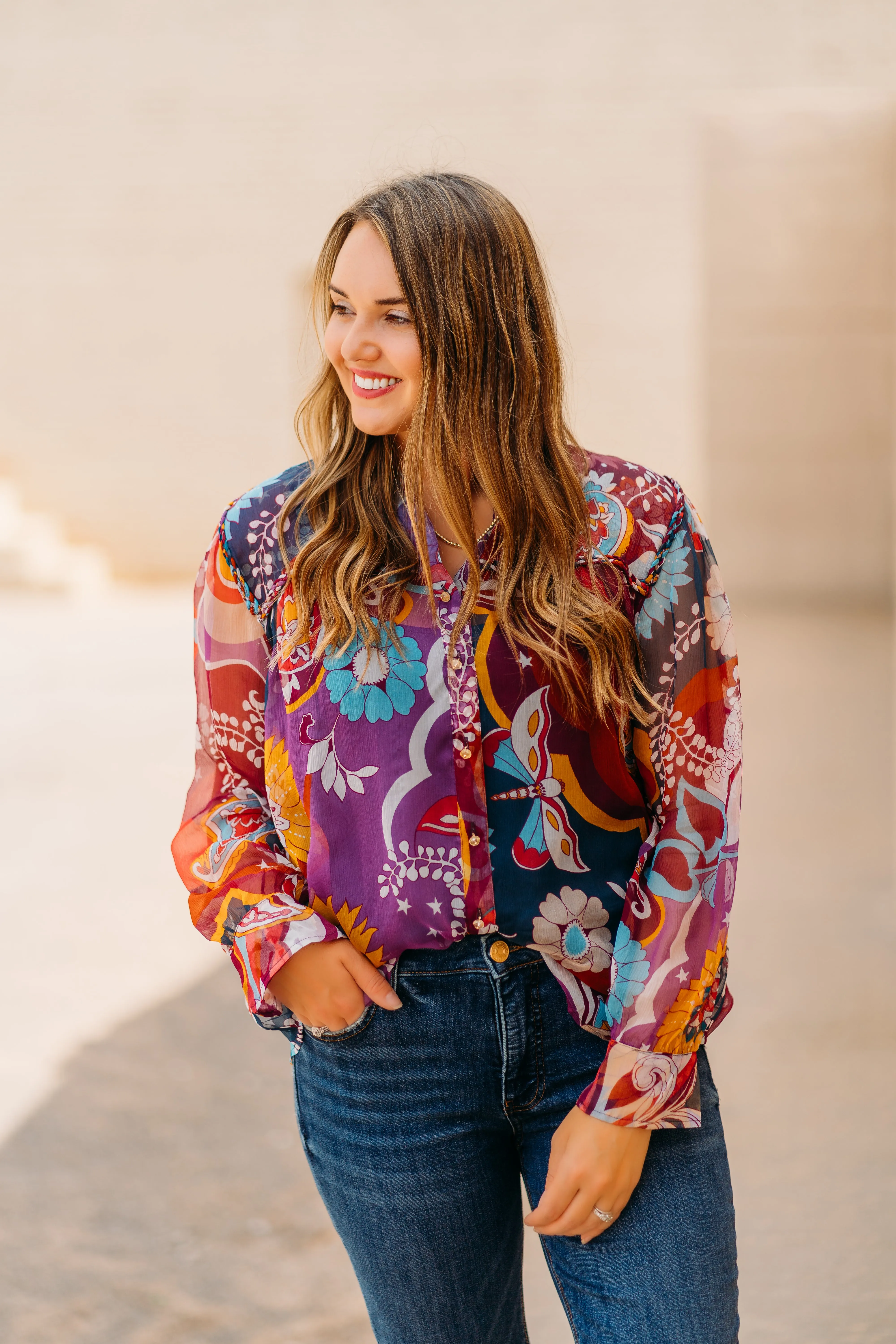 Johnny Was: Katerina Braided Blouse in Tavie L17524-8