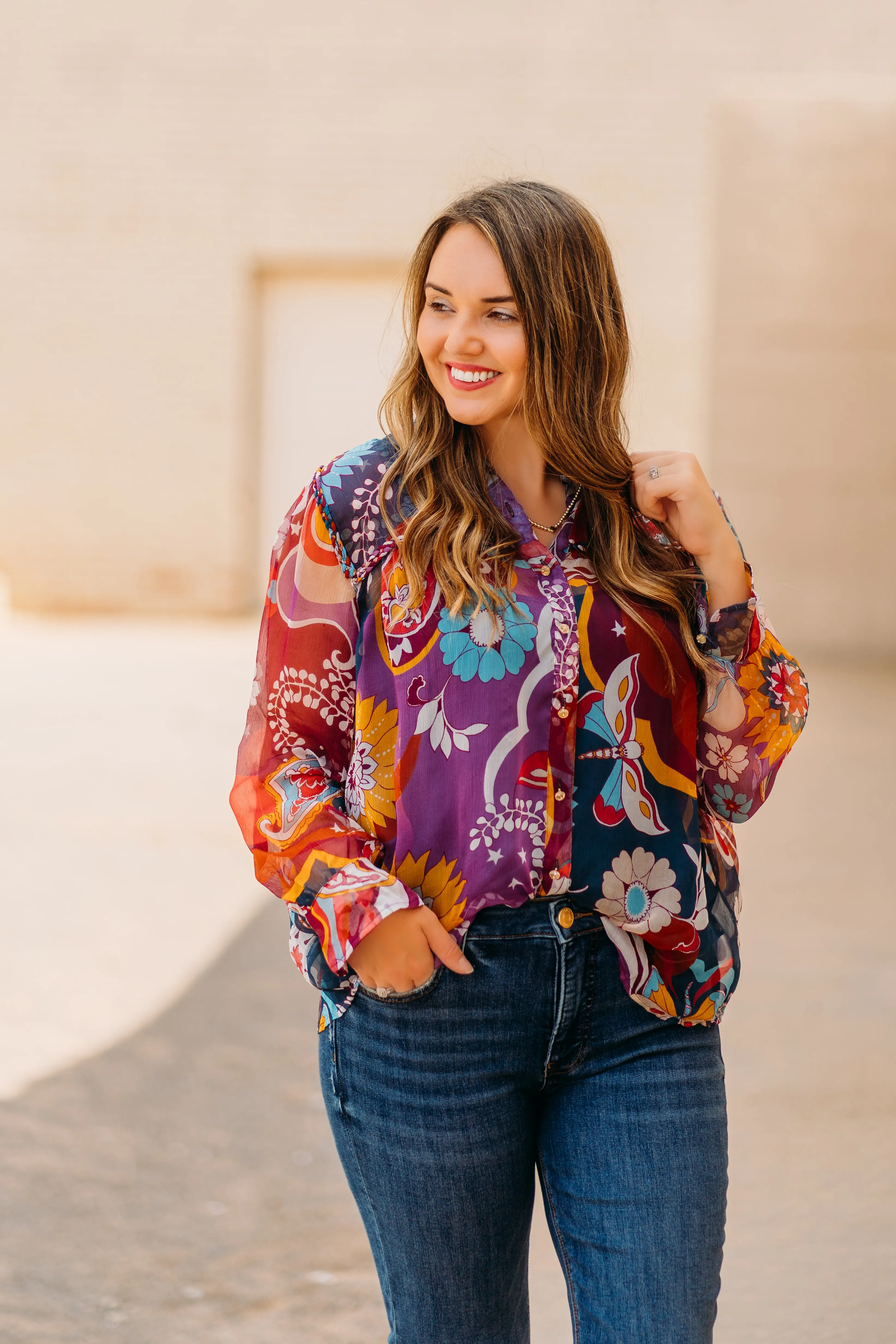 Johnny Was: Katerina Braided Blouse in Tavie L17524-8