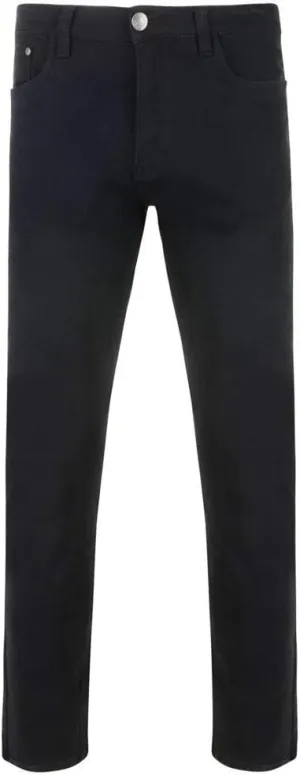 K-Alba Slim Fit Stretch Chino Trousers in Black in Waist 40 to 60 Inches, S/R/L