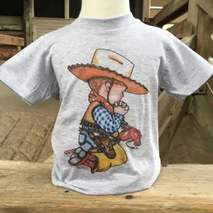 Kids Western Tee Praying Cowboy