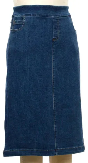L Hamrick Denim N Daisy Skirt – Classic, Stretchy & Effortlessly Stylish