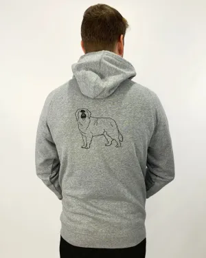 Leonberger Dad Illustration: Unisex Hoodie