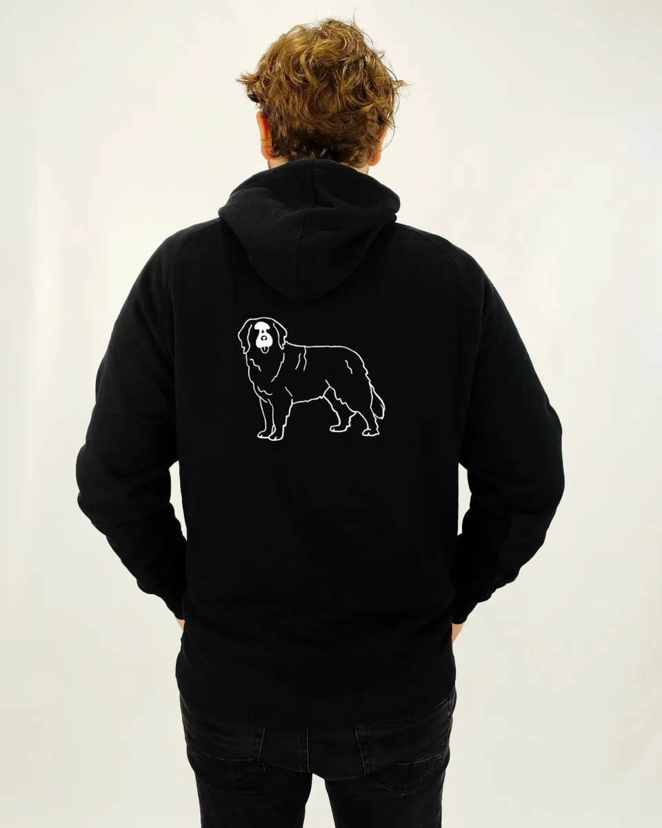 Leonberger Dad Illustration: Unisex Hoodie
