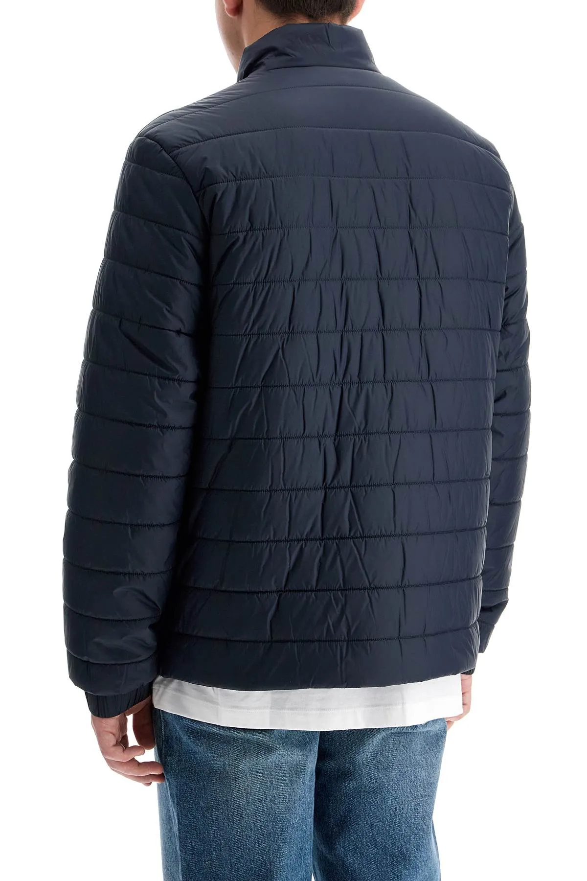 lightweight recycled nylon down jacket 50517753 DARK BLUE