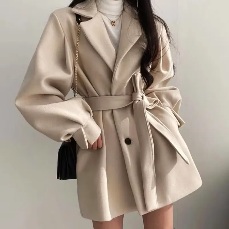 Mauve |  Belted Jacket