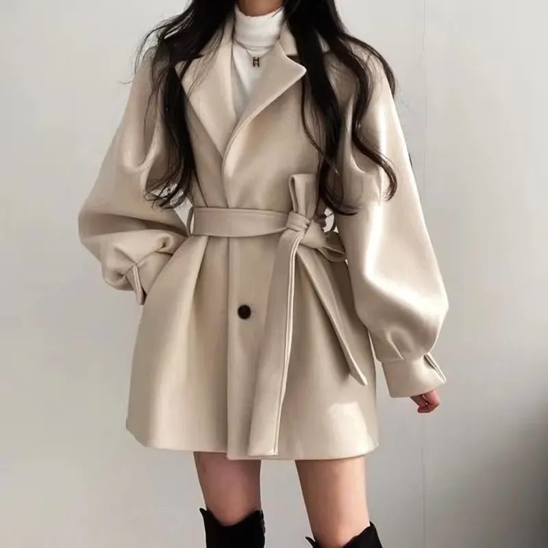 Mauve |  Belted Jacket