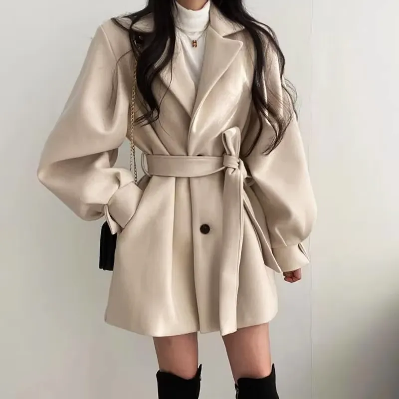 Mauve |  Belted Jacket