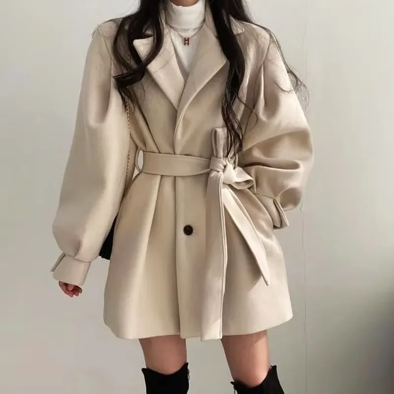Mauve |  Belted Jacket