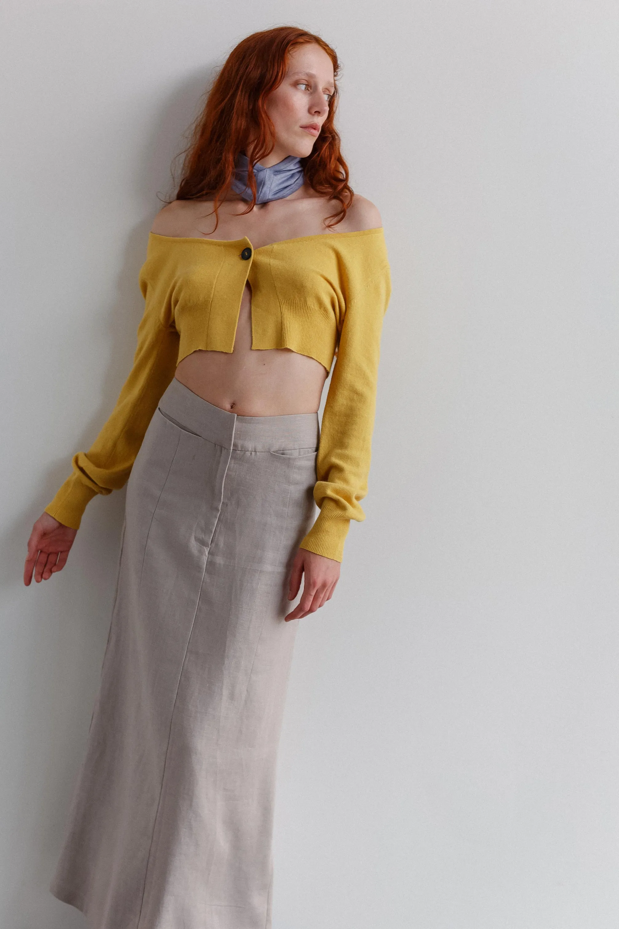 Meila Perino Crop Cardigan