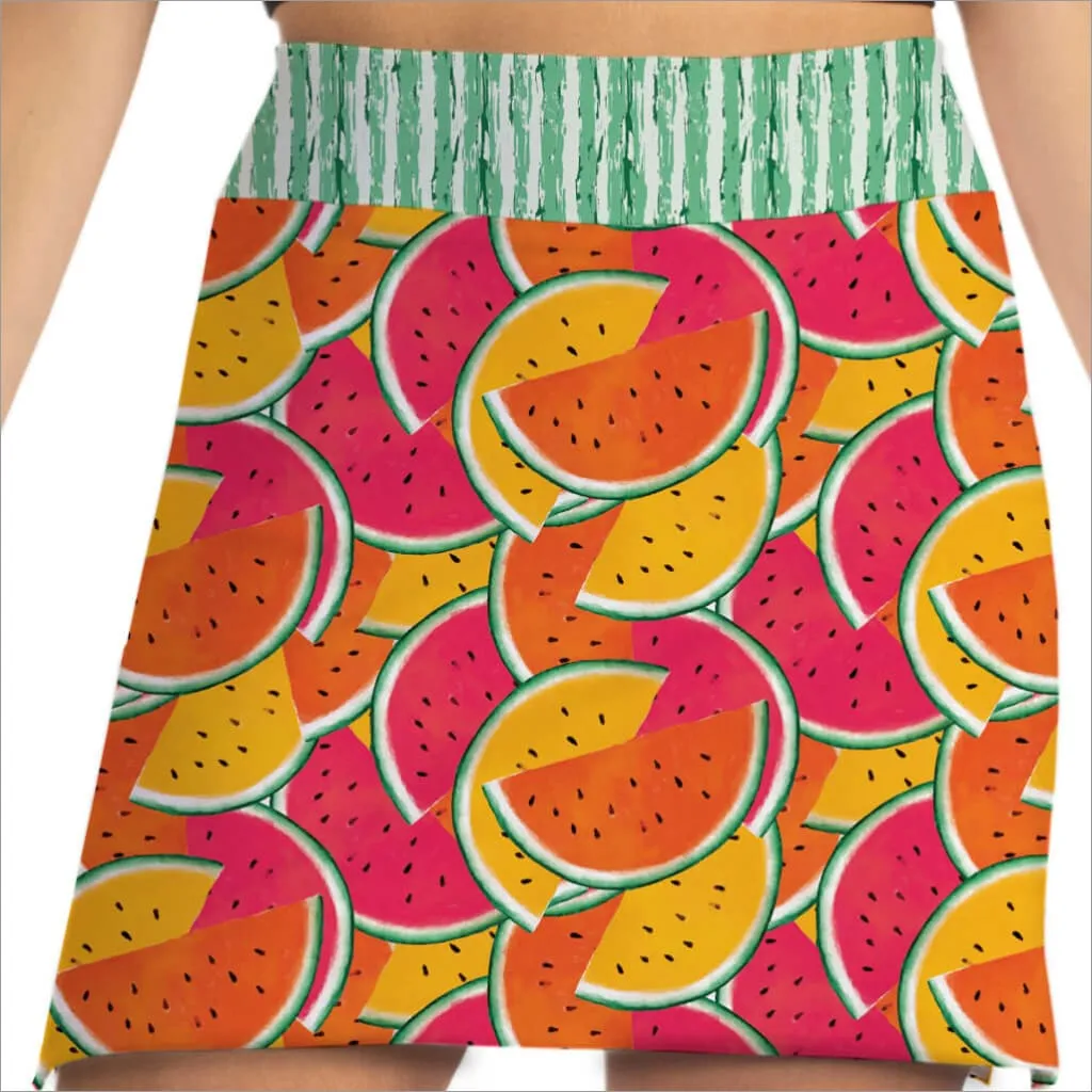 MELON FEST COLORFUL SKORT