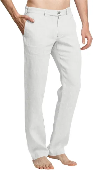 Mens Dress Pants Stylish Slim Fit Stretch Flat Front Elastic Waistband Suit Trouser Office Business Casual Pant