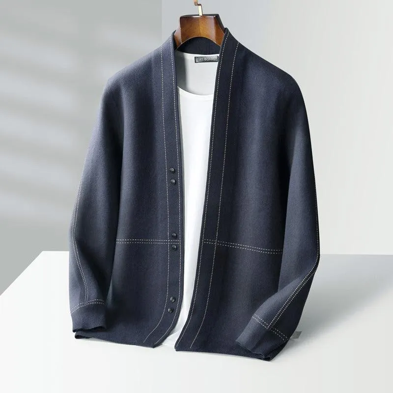 Men's New Wool Cardigan Coat