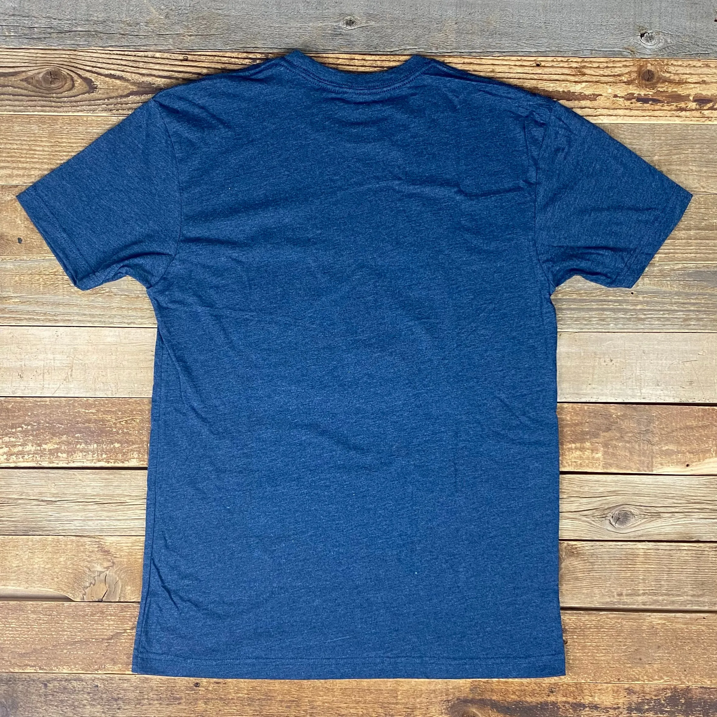 Men's Surf Wyoming® Censored Bison Fade Tee - Midnight Navy