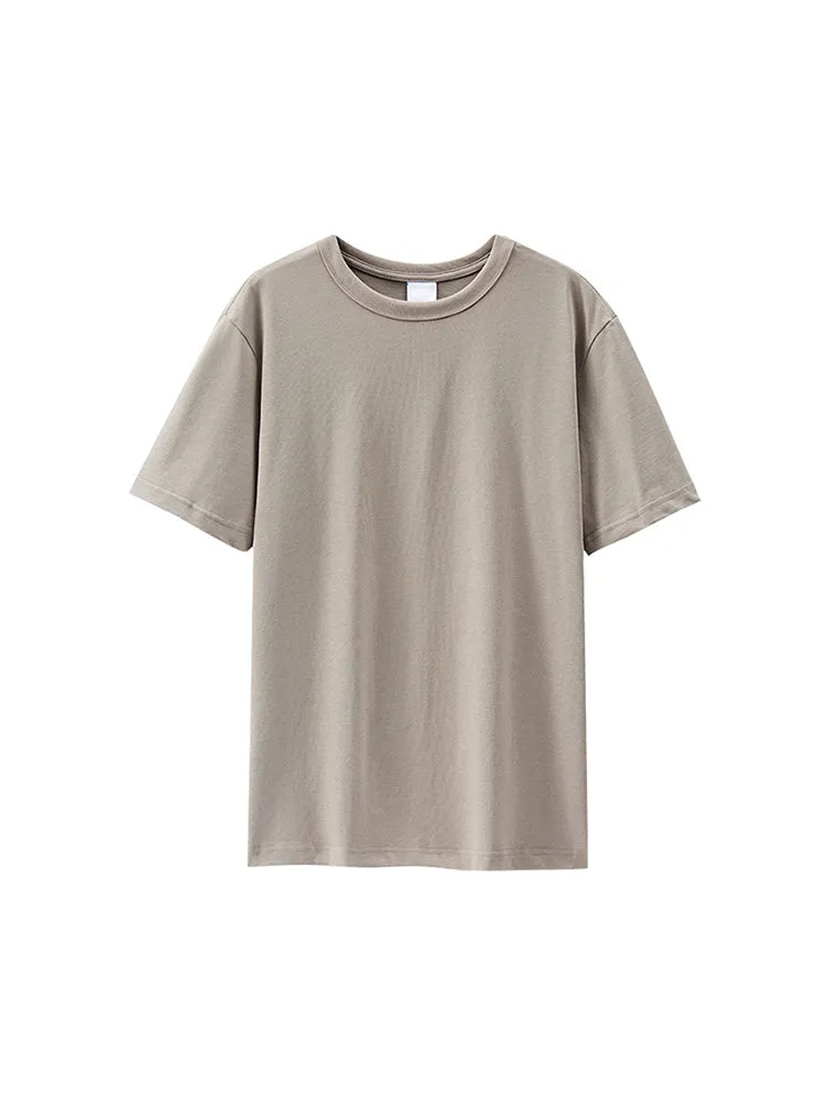 Men'S Vintage Solid Crew Neck T-Shirts