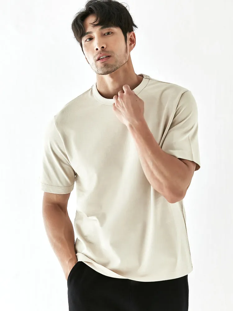 Men'S Vintage Solid Crew Neck T-Shirts