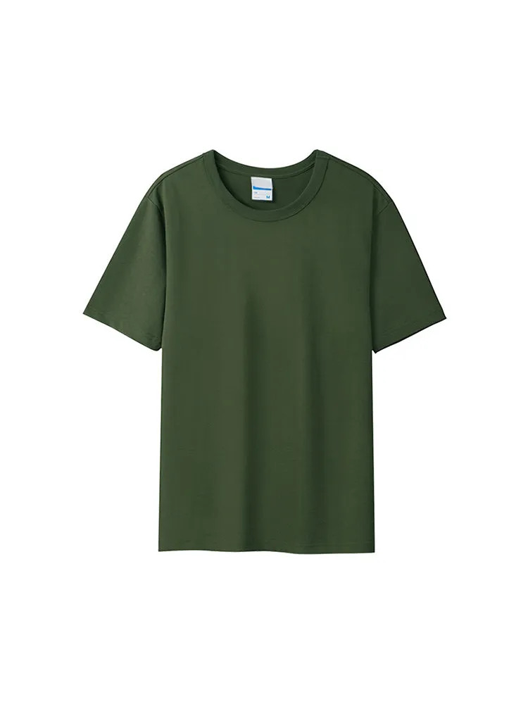Men'S Vintage Solid Crew Neck T-Shirts
