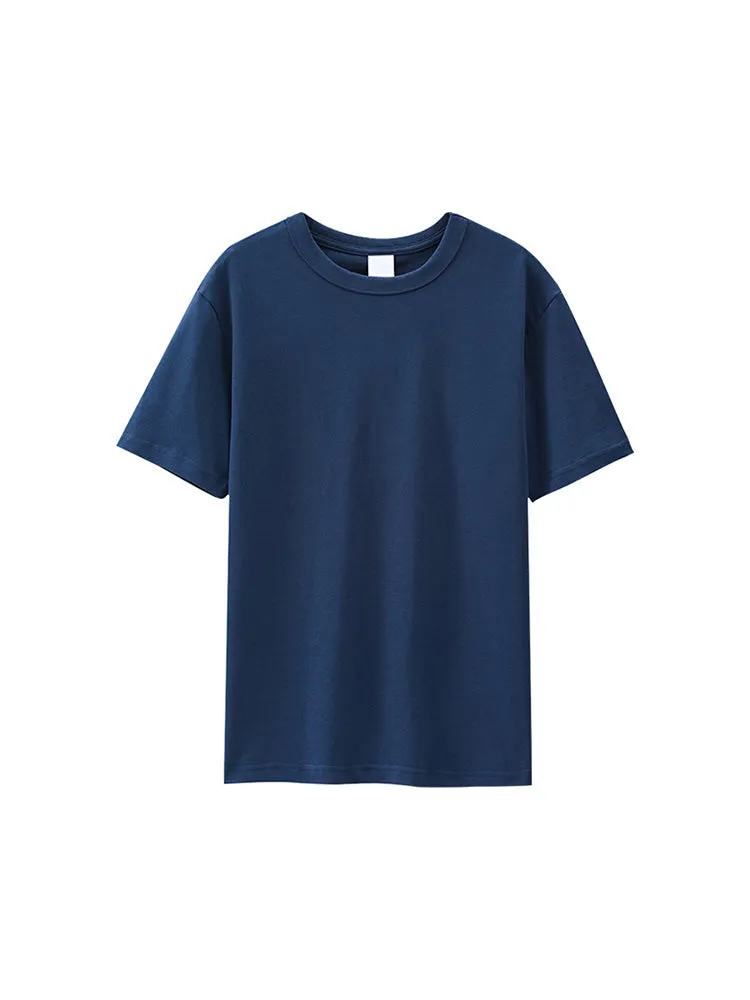 Men'S Vintage Solid Crew Neck T-Shirts