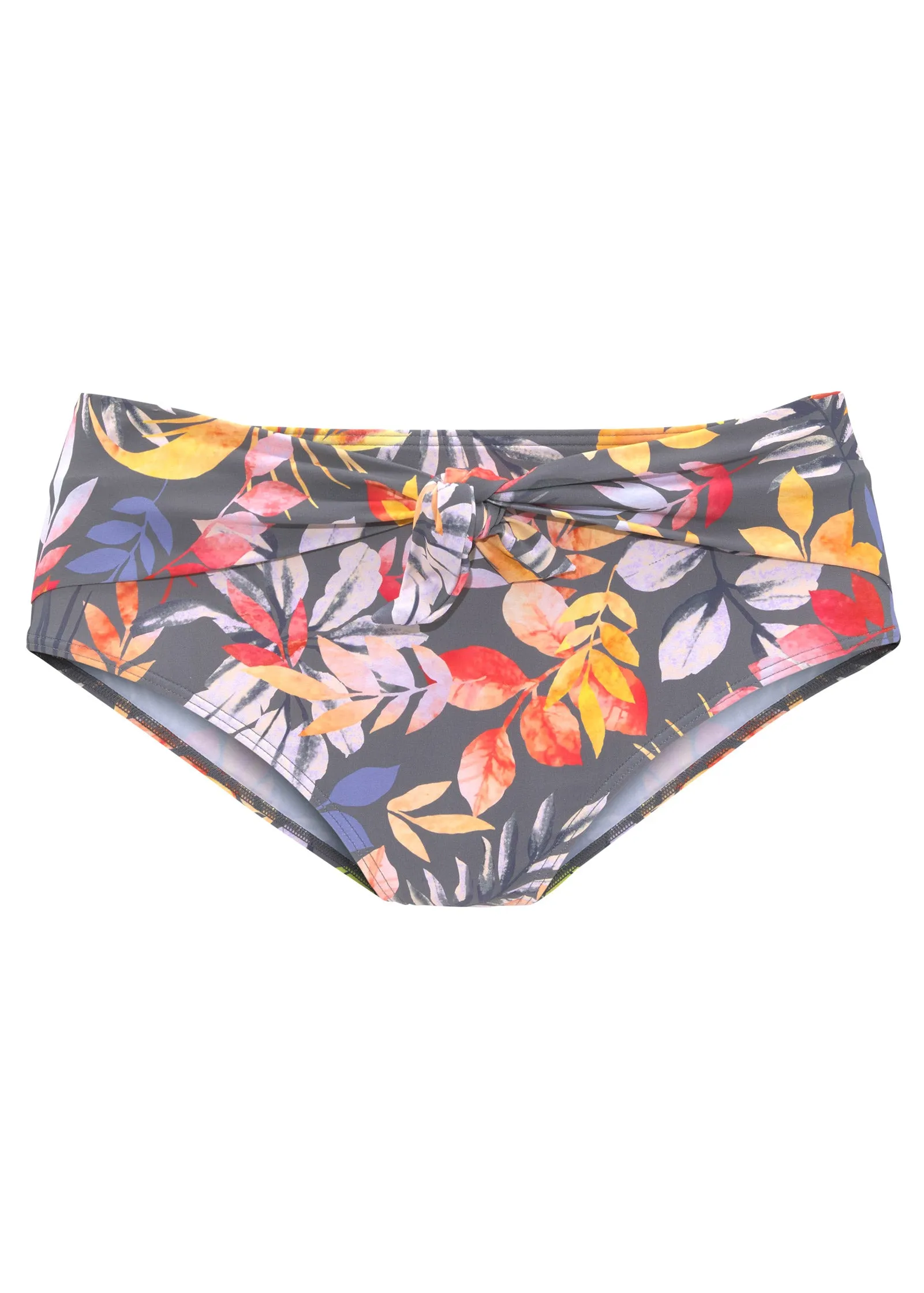 Mid-Rise Moderate Bottom - Grey Floral