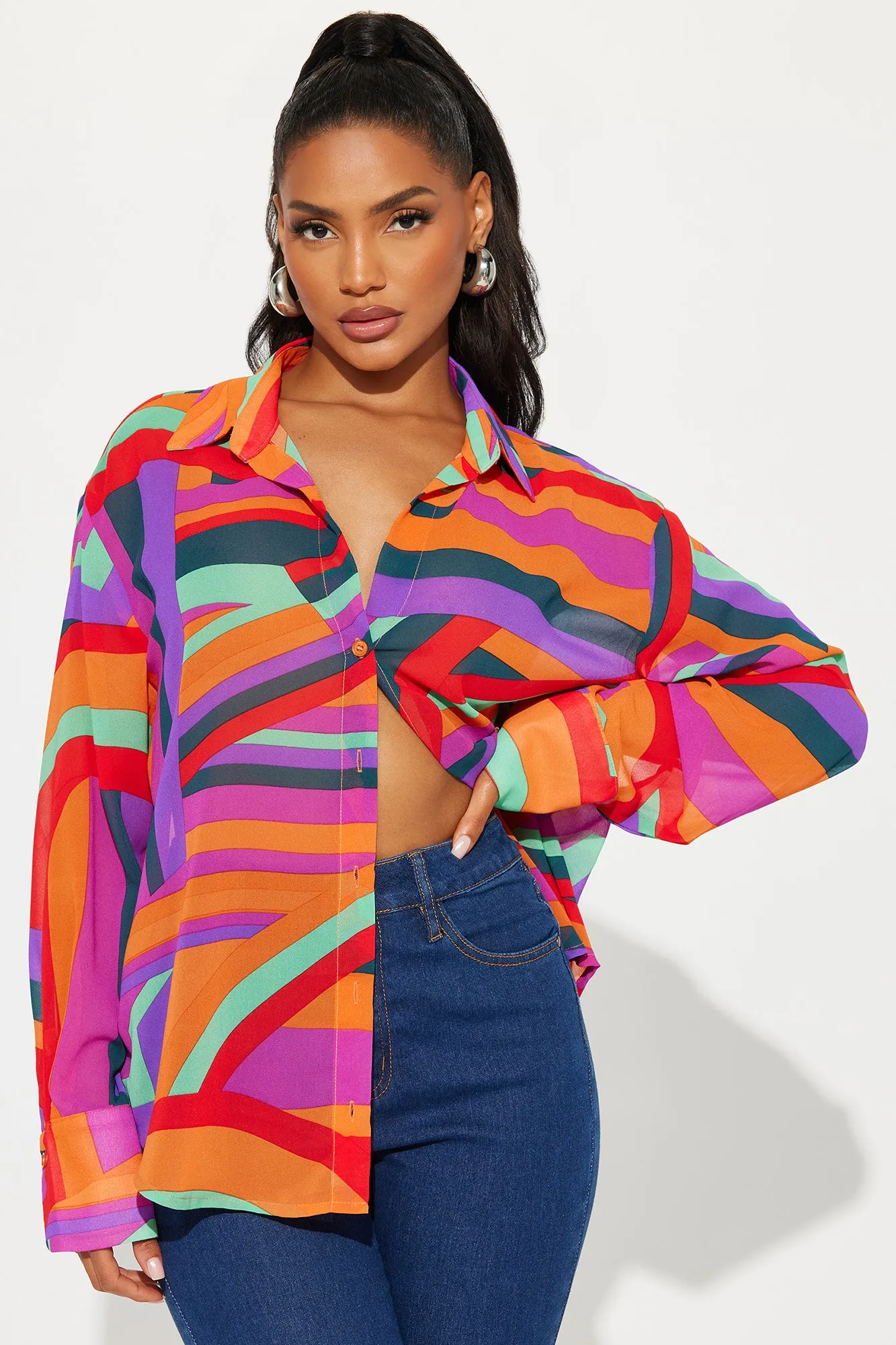 Mind Games Shirt - Multi Color