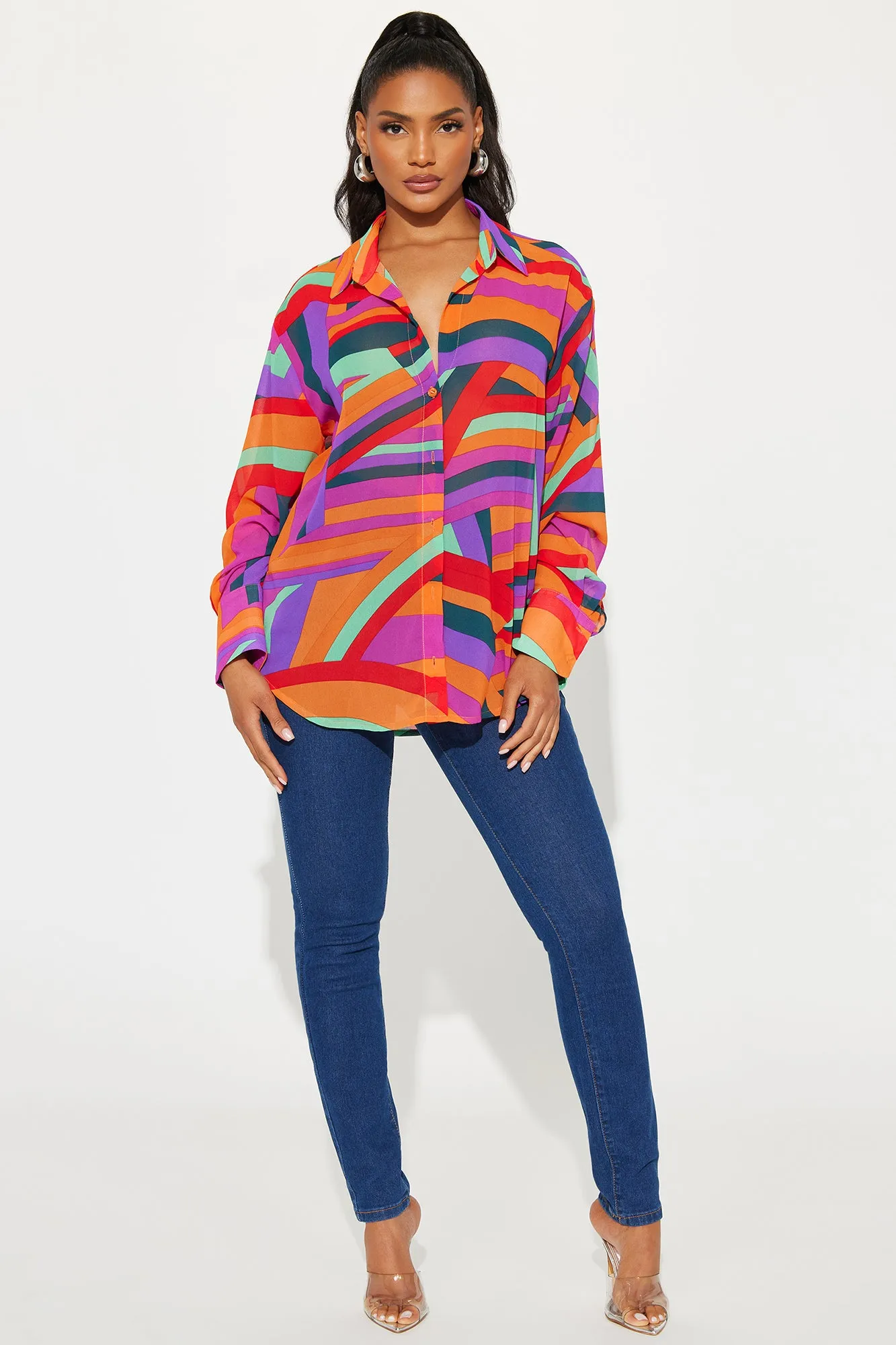 Mind Games Shirt - Multi Color