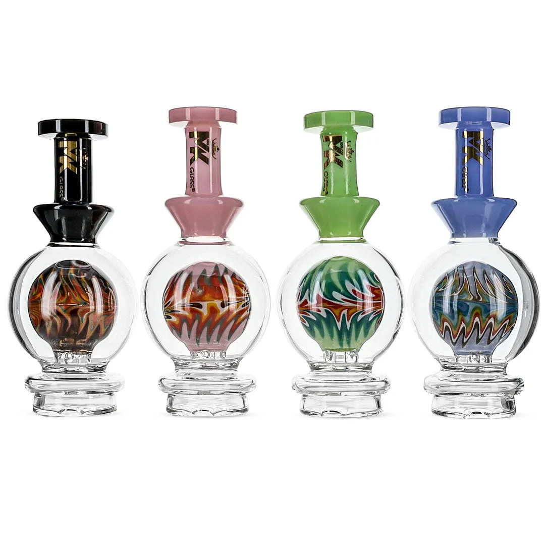 MK100 Glass | Wigwag Sphere Puffco Tops