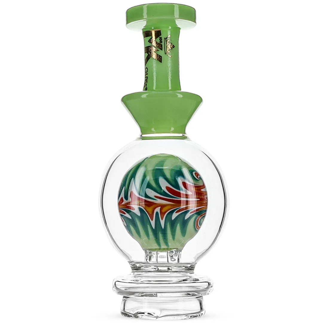 MK100 Glass | Wigwag Sphere Puffco Tops