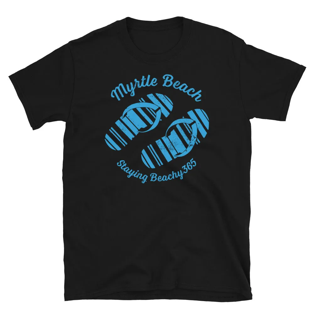 Myrtle Beach Vintage Flip Flops Tee