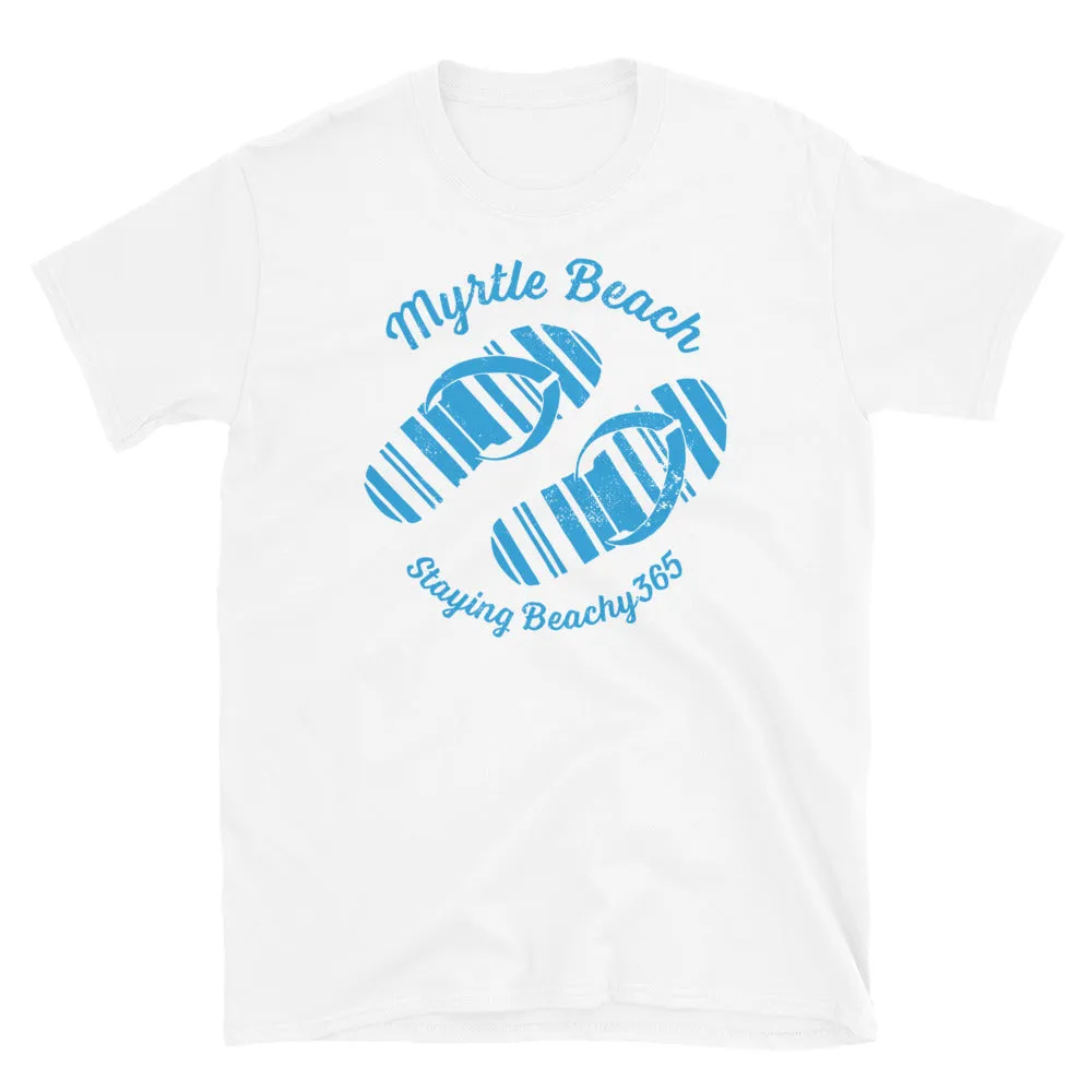 Myrtle Beach Vintage Flip Flops Tee