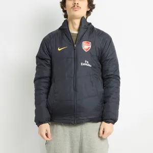 Nike Arsenal Lightweight Puffer With Yellow Embroidery - M
