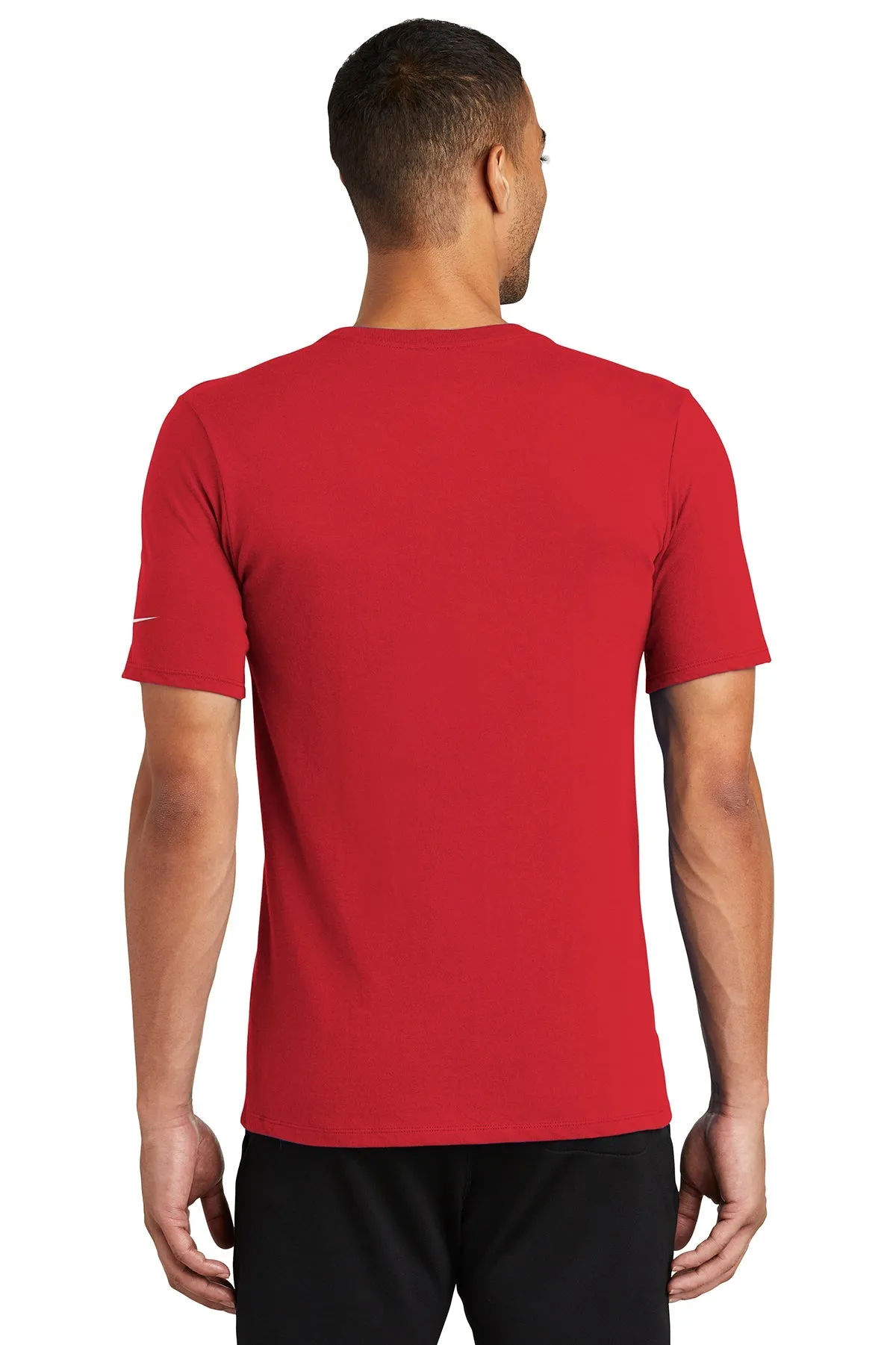 Nike DriFIT Cotton Poly Custom Tees, Gym Red
