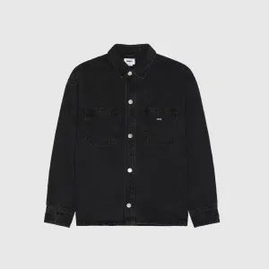 Obey Milton Shirt Jacket - Faded Black