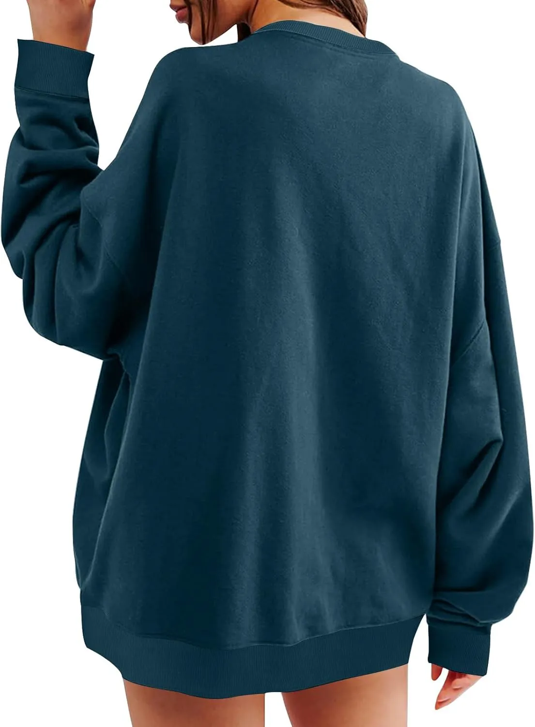 Oversized Crewneck Sweatshirt For Women Fall Fashion 2024 Casual Loose Soft Pullover Tops Long Sleeve y2k Clothes