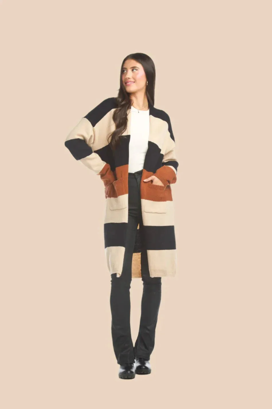 Papillon Knitted Multicolor Cardigan