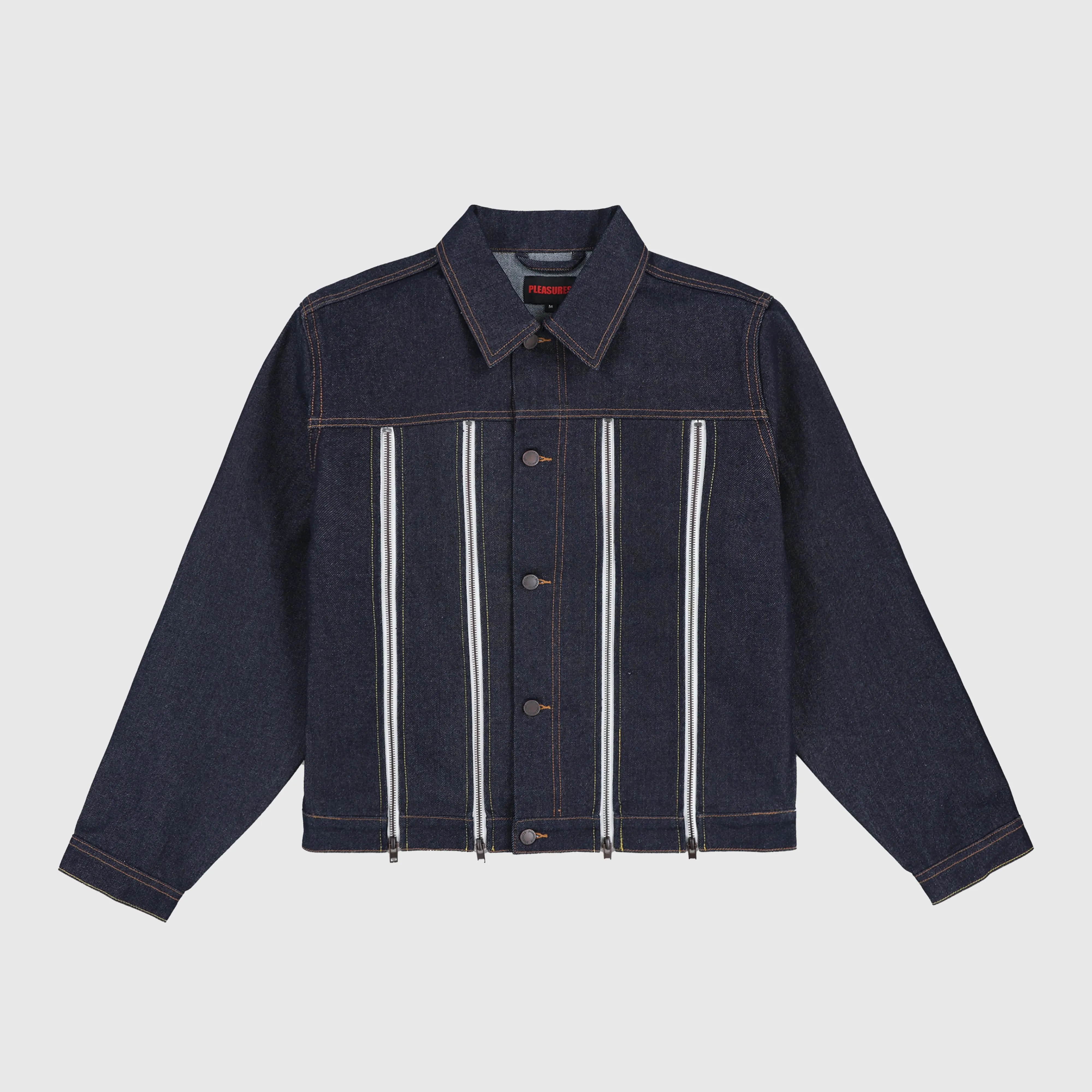 Pleasures Mileage Trucker Jacket - Raw Indigo