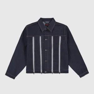Pleasures Mileage Trucker Jacket - Raw Indigo