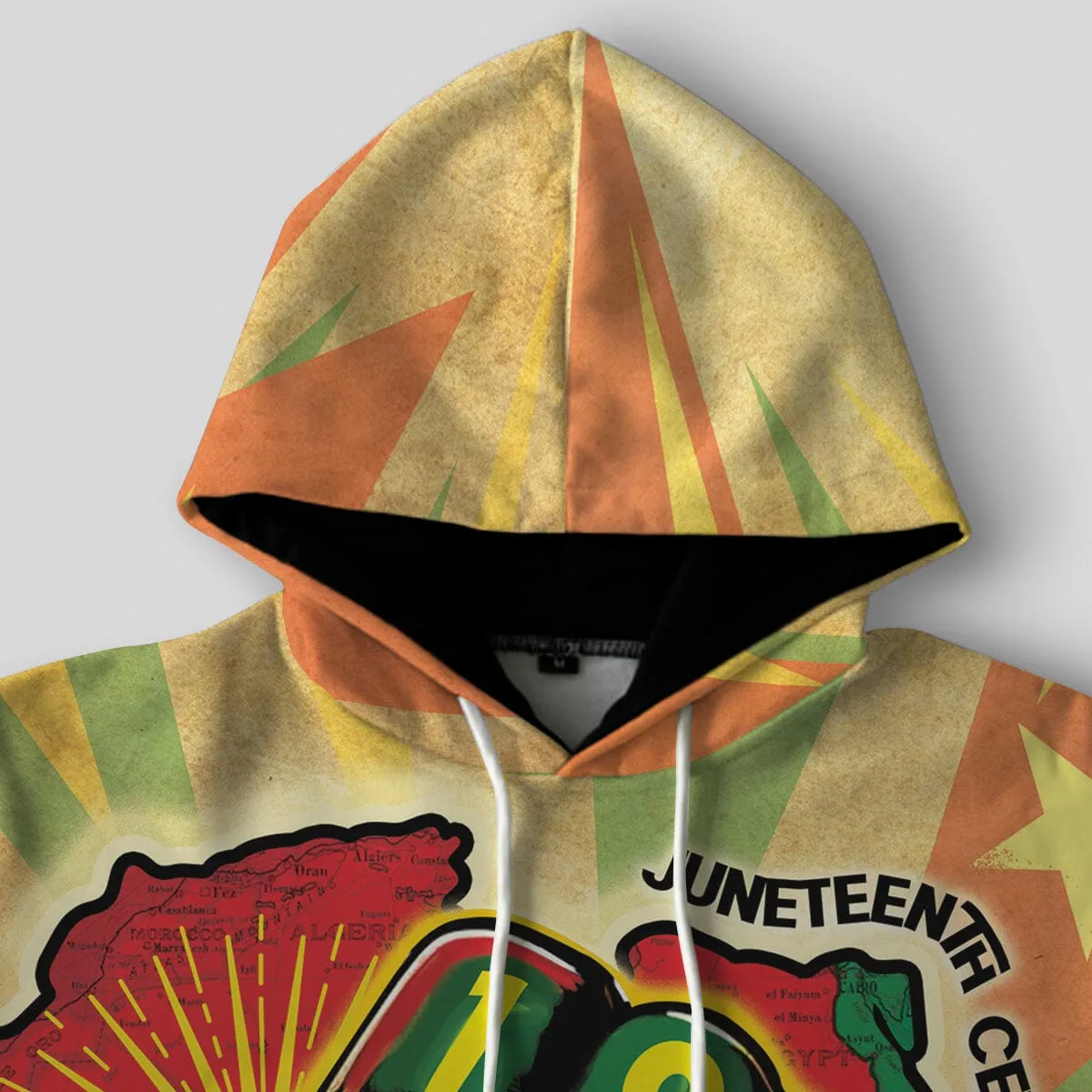 Resilience of Freedom Juneteenth All-over Hoodie