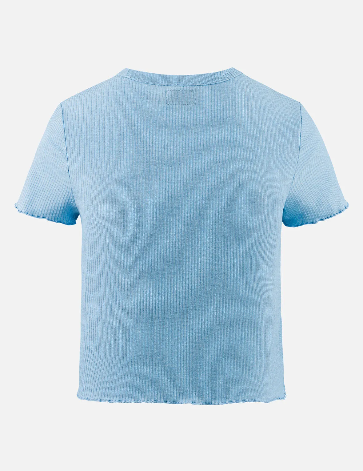 Rope Twist Logo Embroidery Fashion Fit T-shirt