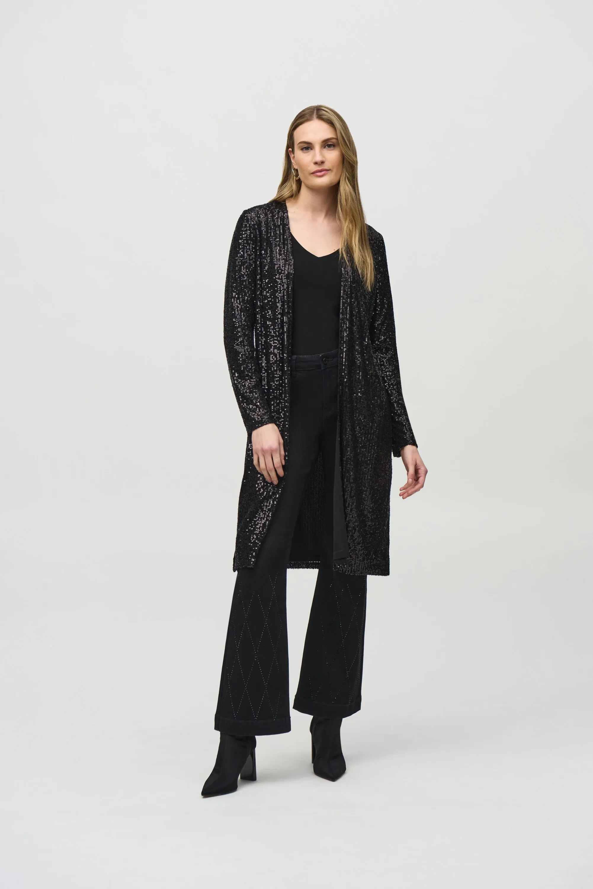 Sequined Knit Cover-Up