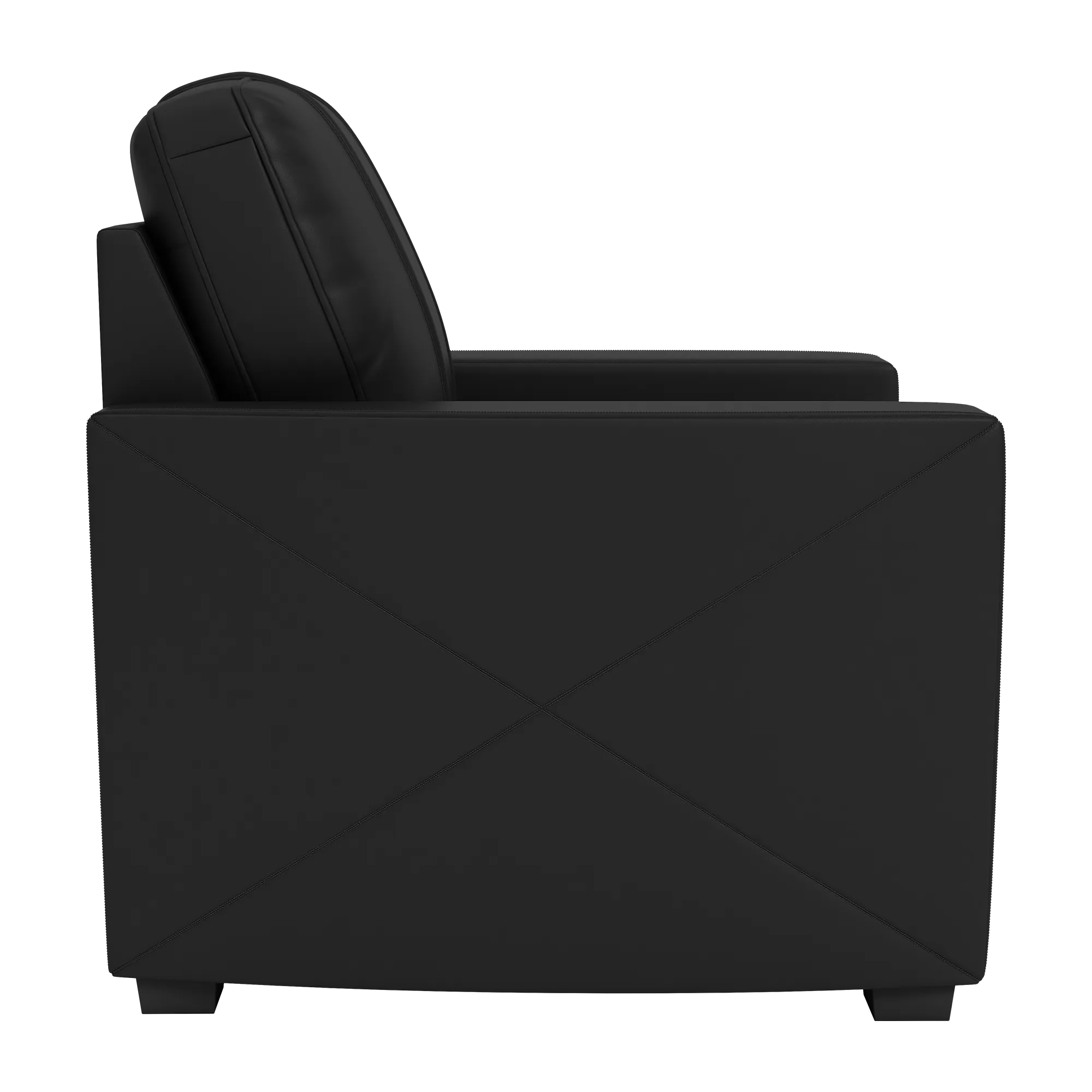 Silver Club Chair with Georgia Tech Yellow Jackets Buzz Logo